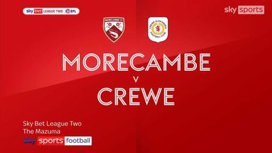 Morecambe 0-1 Crewe