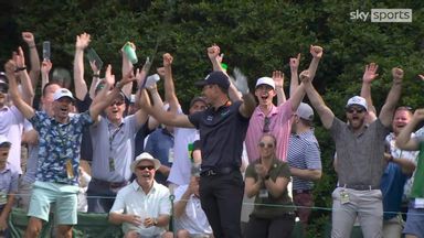 Hovland hits hole-in-one at ace packed Augusta!