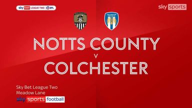 Notts Co 1-0 Colchester
