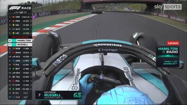'Something you don't hear often!' | Hamilton offers Russell overtake