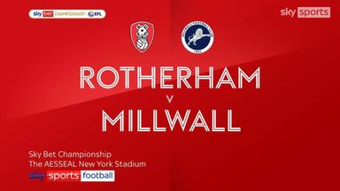 Rotherham 2-1 Millwall