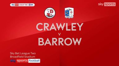 Crawley 1-1 Barrow