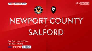 Newport County 0-1 Salford