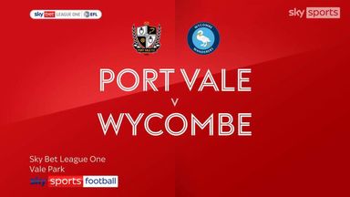 Port Vale 1-2 Wycombe