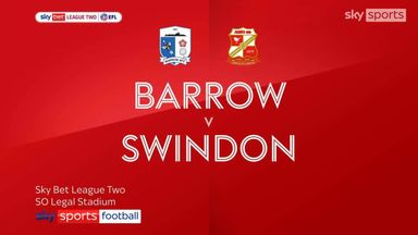 Barrow 0-2 Swindon