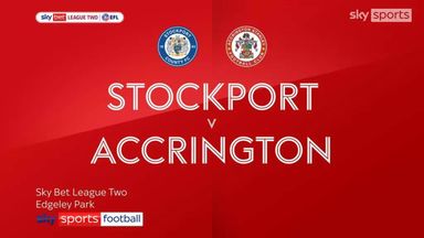 Stockport 4-2 Accrington Stanley