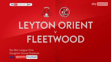 Leyton Orient 0-1 Fleetwood Town