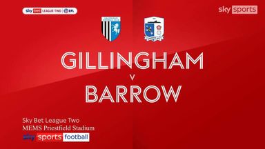 Gillingham 3-0 Barrow