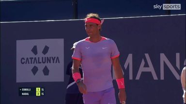 Nadal shows his vintage self with skilful backhand