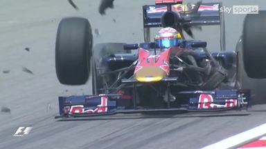 F1's most bizarre moment? | Wheels dramatically fly off car!