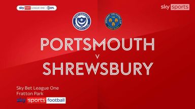 Portsmouth 3-1 Shrewsbury