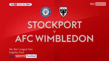 Stockport 1-0 AFC Wimbledon