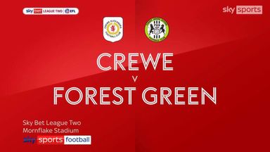 Crewe 0-3 Forest Green