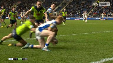 Roberts latches onto kick to pull one back for Leeds