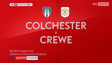 Colchester 1-1 Crewe