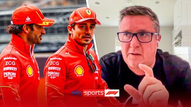 Croft: A lot of squabbling between Leclerc and Sainz  | 'Ferrari won't mind that!'