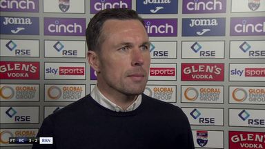 Cowie hails Ross County's resilience in first ever win against Rangers