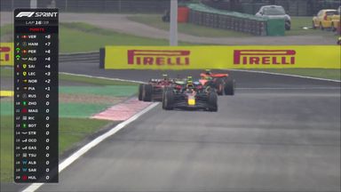 CHAOS as drivers battle for third place!
