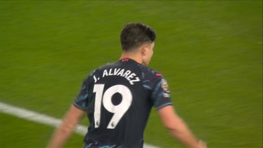 Goal J Alvarez (62) Brighton 0 - 4 Manchester City