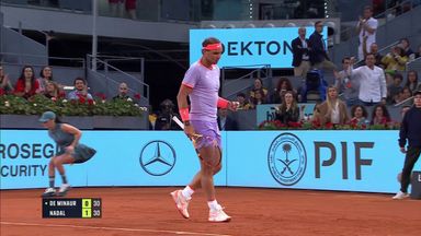 Nadal rolls back the years with signature forehand