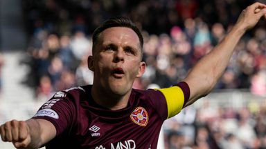 Hearts' Lawrence Shankland is the Scottish Premiership Player of the Year