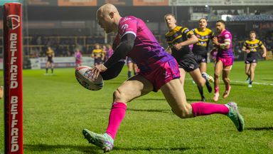 Adam Swift leads the way in the try-scoring charts after seven rounds of the 2024 Super League season