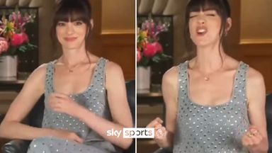 'I love you!' | Anne Hathaway shows her love for Arsenal