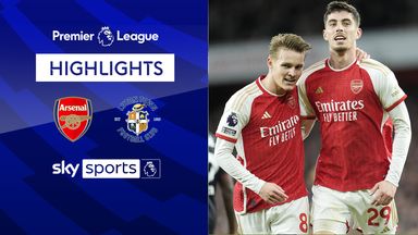 Cruise control! Arsenal stroll past Luton to go top