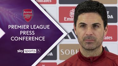 Arteta: Players super-excited for PL run-in