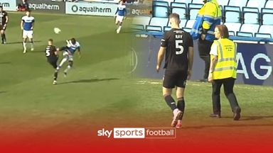 Horror challenge sees Barrow defender sent off for high boot