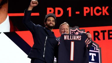 Caleb Williams went No 1 to the Chicago Bears in the 2024 NFL draft