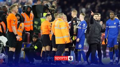 VAR controversy! Chelsea swarm referee after Disasi disallowed goal!