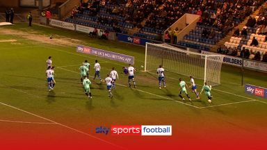 Goalkeeping howler gifts Stockport the lead!