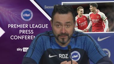 De Zerbi: Arsenal are the best team in the league 