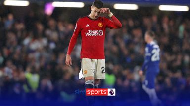 Was Dalot unlucky to give away penalty for Madueke trip?
