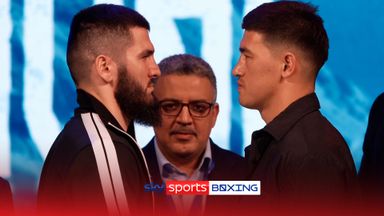 Beterbiev and Bivol face-off in ice cold stare down