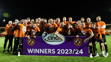 Dundee United have been promoted to the top-flight after sealing the cinch Championship title