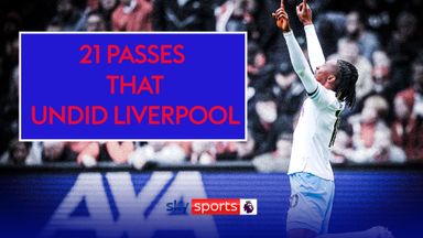21 Passes that undid Liverpool | Eze finishes sublime Palace move