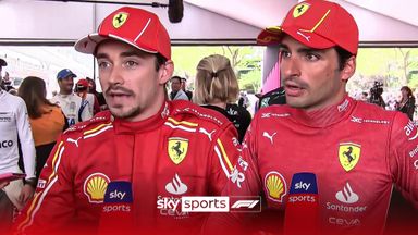 Leclerc: He went over the limit | Sainz: We raced really hard today