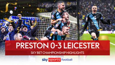 Leicester crowned champions! | Preston 0-3 Leicester
