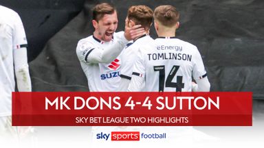 MK Dons 4-4 Sutton