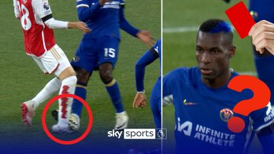 'That's a bad challenge!' | Should Jackson have seen red for this tackle on Tomiyasu? 