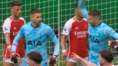 Did White's glove shenanigans contribute to Arsenal's opener?