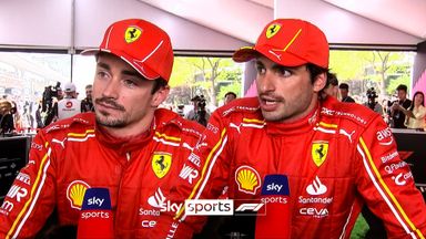 Sainz and Leclerc hopeful for strong Ferrari race
