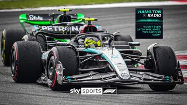 Hamilton's frustrated radio messages! | 'This car is so slow!'