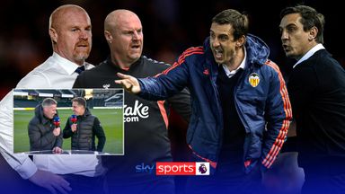 'I tried everything!' | Dyche channels inner Neville in touchline outfit change
