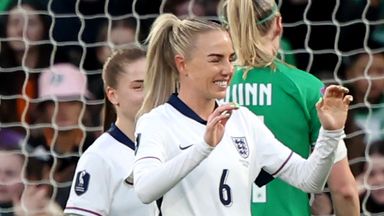 Alex Greenwood doubled England's lead from the spot in a 2-0 win at the Aviva Stadium