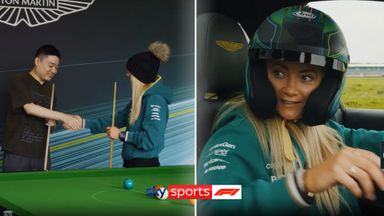 A race against the... snooker table?! Hawkins takes on unique challenge!