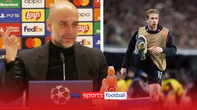 Pep explains late KDB change | 'I made the decision in the changing room'