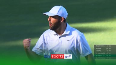 'Look at that!' | Scheffler eagle sends him back to top of the leaderboard